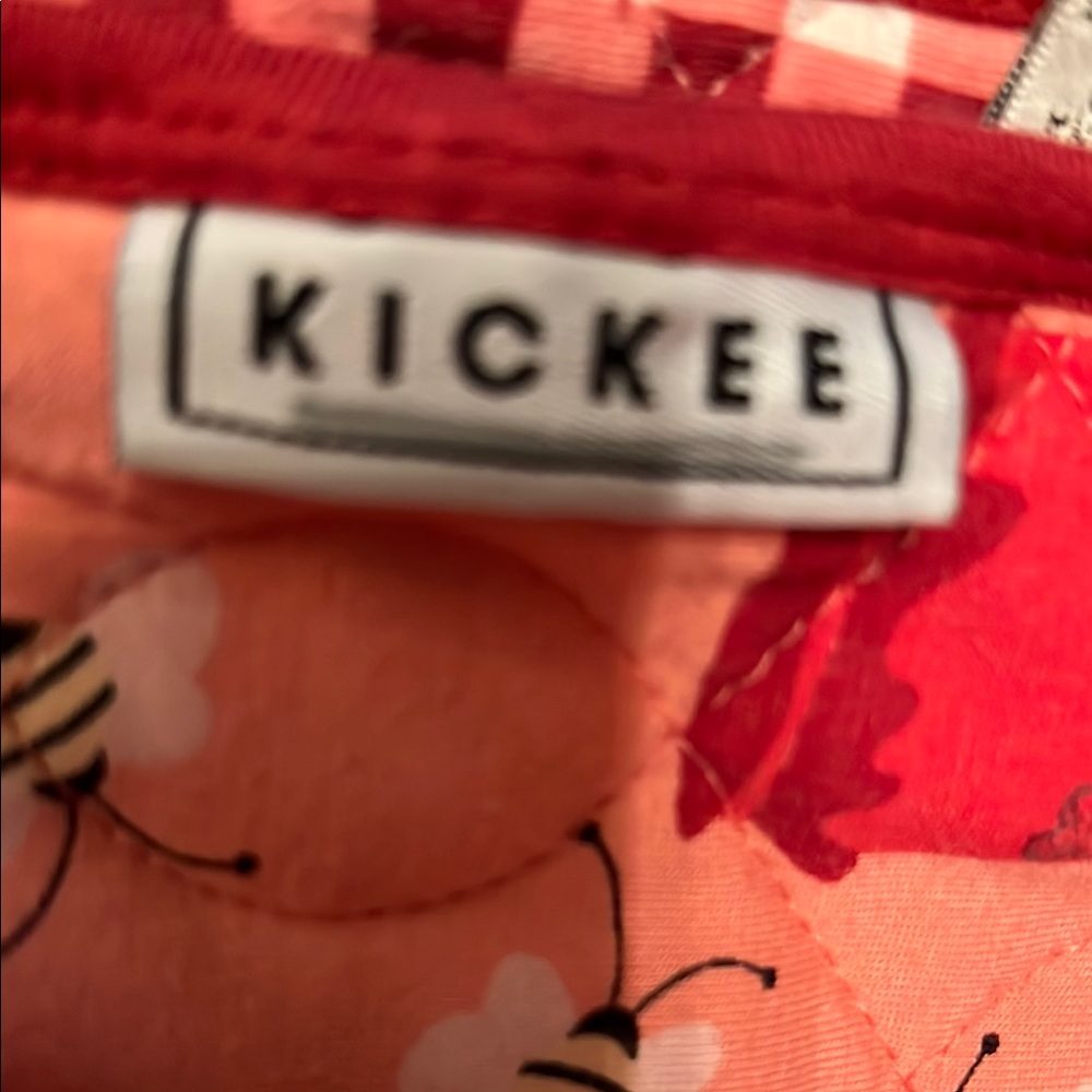 Kickee Pants Red and Pink Baby bamboo Blanket! - Picture 3 of 4